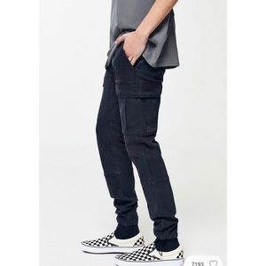 PacSun
Workwear Washed Black Slim Fit Cargo Pants